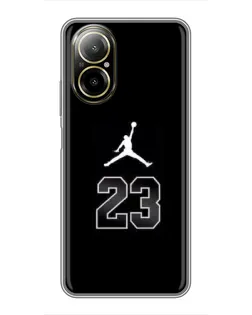 Чехол для Realme C67 с картинкой «Jordan Flight 23» Чехол для Realme C67 с картинкой «Jordan Flight 23»