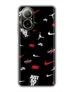 Чехол для Realme C67 с картинкой «Nike Mix Pattern» Чехол для Realme C67 с картинкой «Nike Mix Pattern»