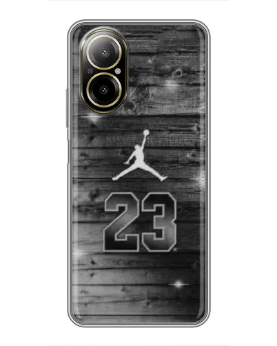 Чехол для Realme C67 с картинкой «Jordan Carbon 23»