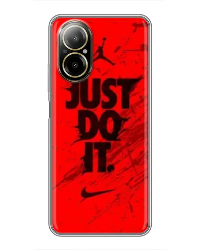 Чехол для Realme C67 с картинкой «Nike Just Do It»