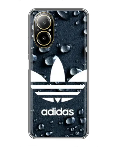 Чехол для Realme C67 с картинкой «Adidas Trefoil Blue» Чехол для Realme C67 с картинкой «Adidas Trefoil Blue»