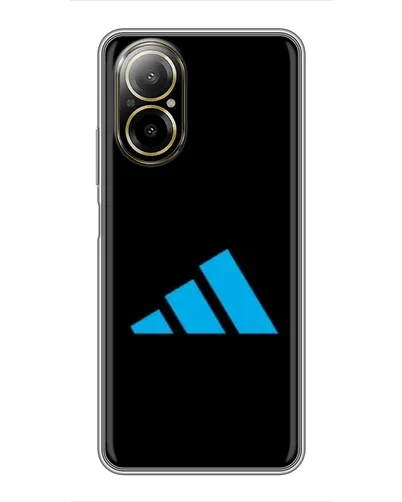 Чехол для Realme C67 с картинкой «Adidas Cyan Logo» Чехол для Realme C67 с картинкой «Adidas Cyan Logo»