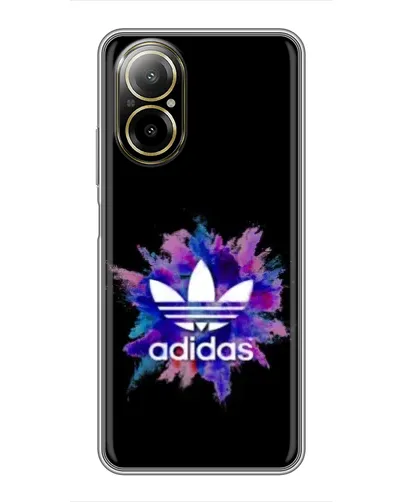 Чехол для Realme C67 с картинкой «Взрыв красок Adidas» Чехол для Realme C67 с картинкой «Взрыв красок Adidas»