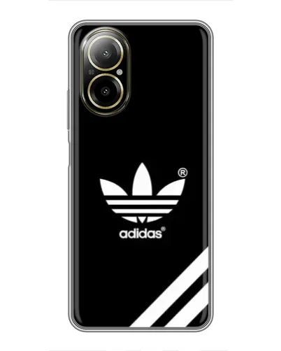 Чехол для Realme C67 с картинкой «Adidas с диагональными полосами» Чехол для Realme C67 с картинкой «Adidas с диагональными полосами»