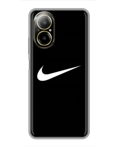 Чехол для Realme C67 с картинкой «Минималистический Найк» Чехол для Realme C67 с картинкой «Минималистический Найк»