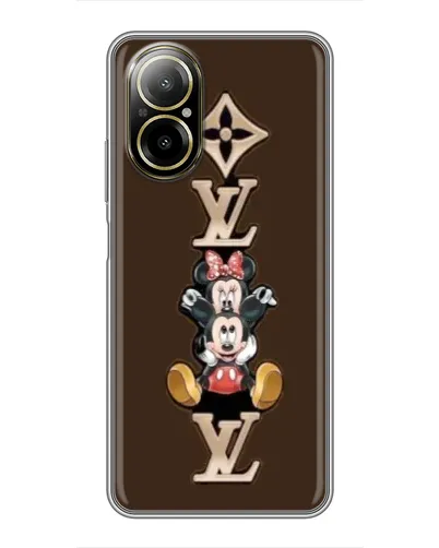 Чехол для Realme C67 с картинкой «LV и Микки Маус»