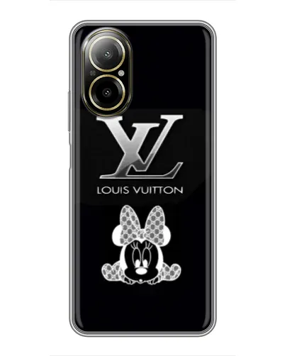 Чехол для Realme C67 с картинкой «LV и Минни Маус»