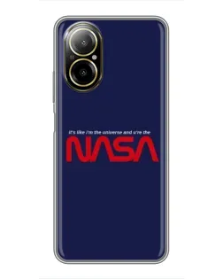 Чехол для Realme C67 с картинкой «NASA — глубокий космос»