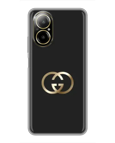 Чехол для Realme C67 с картинкой «Минимализм Gucci»