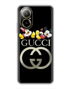 Чохол для Realme C67 з картинкою «Gucci — герої Disney»