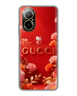 Чохол для Realme C67 з картинкою «Gucci — золотий сад»