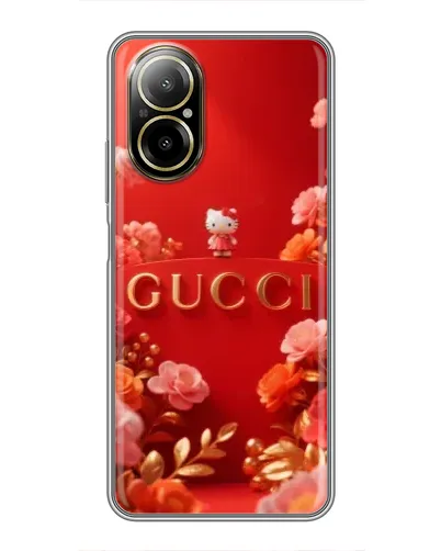 Чехол для Realme C67 с картинкой «Gucci — золотой сад»