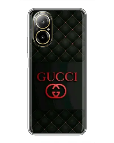 Чехол для Realme C67 с картинкой «Gucci — стеганый черный»