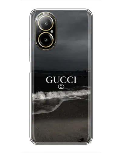 Чехол для Realme C67 с картинкой «Gucci — морской прибой»