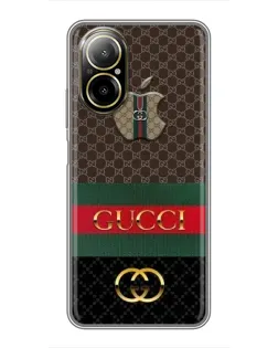 Чохол для Realme C67 з картинкою «Gucci — брендований десерт»