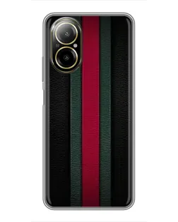 Чохол для Realme C67 з картинкою «Gucci — неонова лінія»
