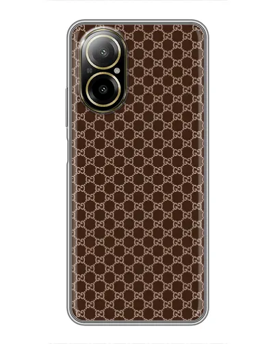 Чехол для Realme C67 с картинкой «Gucci — шоколадная сетка» Чехол для Realme C67 с картинкой «Gucci — шоколадная сетка»