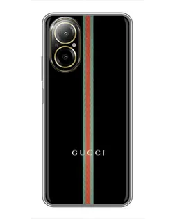 Чохол для Realme C67 з картинкою «Gucci — строга лінія»