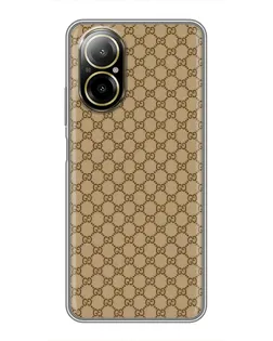 Чохол для Realme C67 з картинкою «Gucci — класичний беж»