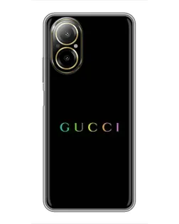 Чохол для Realme C67 з картинкою «Gucci — неоновий мінімалізм»