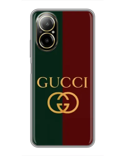 Чехол для Realme C67 с картинкой «Gucci — темно-зеленый градиент» Чехол для Realme C67 с картинкой «Gucci — темно-зеленый градиент»