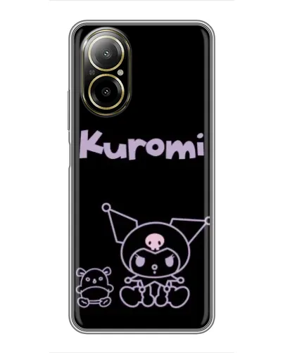 Чохол для Realme C67 з картинкою «Kuromi — чорний мінімалізм» Чохол для Realme C67 з картинкою «Kuromi — чорний мінімалізм»