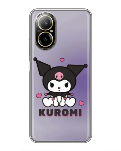 Чохол для Realme C67 з картинкою «Kuromi — фіолетовий арт» Чохол для Realme C67 з картинкою «Kuromi — фіолетовий арт»