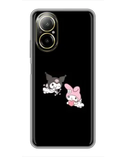 Чохол для Realme C67 з картинкою «My Melody та Kuromi»