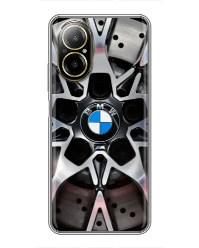 Чехол для Realme C67 с картинкой «BMW — деталь диска»