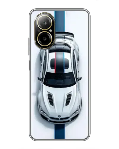 Чехол для Realme C67 с картинкой «Вид сверху — BMW M»