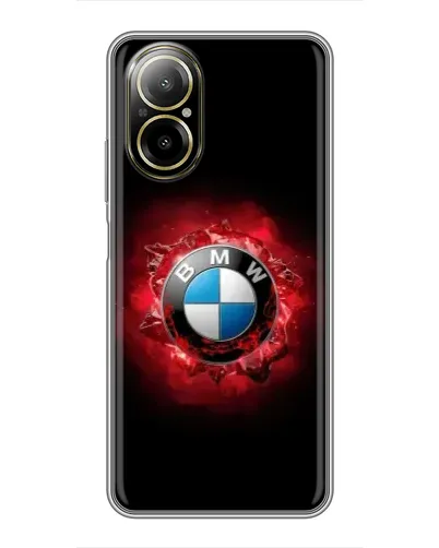 Чехол для Realme C67 с картинкой «Логотип BMW — вспышка»