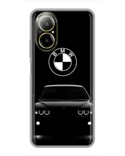 Чехол для Realme C67 с картинкой «BMW — взгляд из темноты»