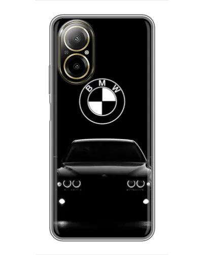 Чехол для Realme C67 с картинкой «BMW — взгляд из темноты»