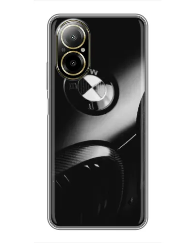 Чехол для Realme C67 с картинкой «Эмблема BMW — макро»