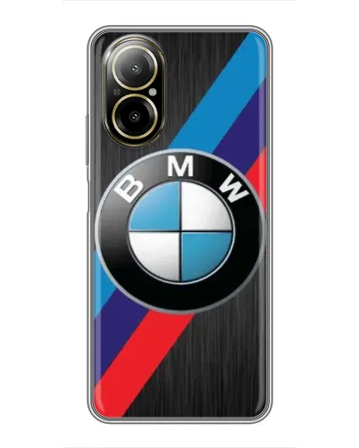 Чехол для Realme C67 с картинкой «BMW M-stripes стиль»