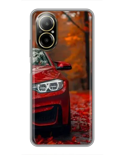 Чехол для Realme C67 с картинкой «Осенняя BMW M4»