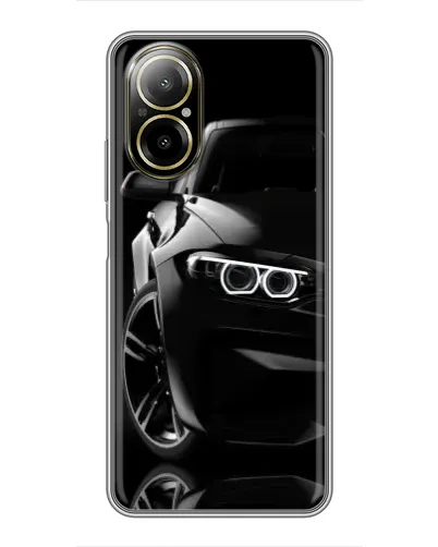 Чехол для Realme C67 с картинкой «Черная BMW — профиль» Чехол для Realme C67 с картинкой «Черная BMW — профиль»