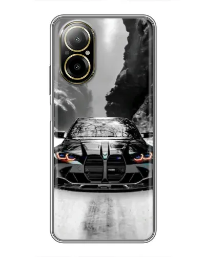 Чехол для Realme C67 с картинкой «BMW — акварельный дрифт» Чехол для Realme C67 с картинкой «BMW — акварельный дрифт»