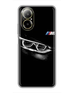 Чехол для Realme C67 с картинкой «BMW — взгляд тигра»