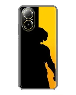Чехол для Realme C67 с картинкой «Тень воина PUBG»