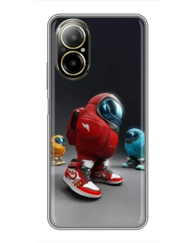 Чехол для Realme C67 с картинкой «Among Us — 3D стиль»
