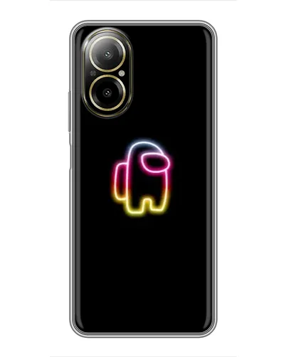 Чехол для Realme C67 с картинкой «Among Us градиент»