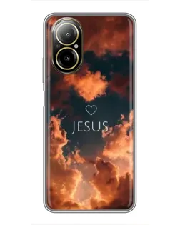Чехол для Realme C67 с картинкой «Сияние Имени Jesus» Чехол для Realme C67 с картинкой «Сияние Имени Jesus»