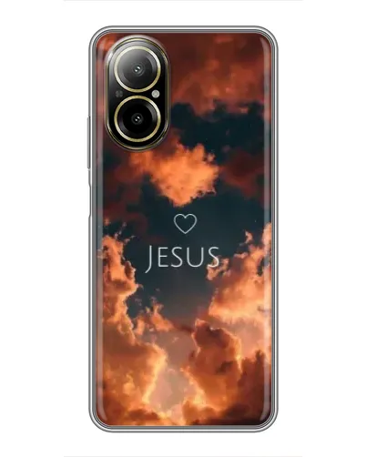 Чехол для Realme C67 с картинкой «Сияние Имени Jesus»