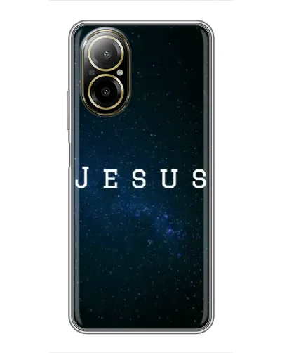 Чехол для Realme C67 с картинкой «Звездное небо Jesus»