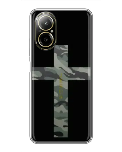 Чехол для Realme C67 с картинкой «Милитари Крест»