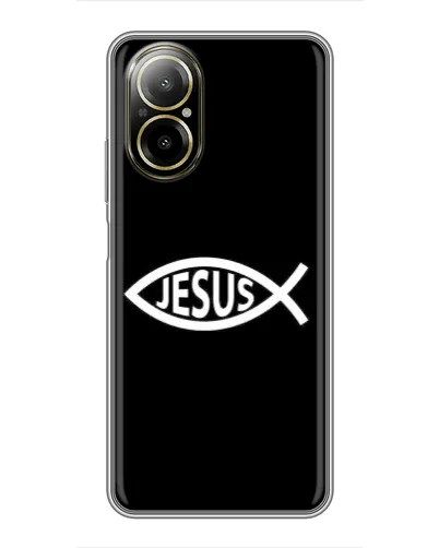 Чехол для Realme C67 с картинкой «Классический Jesus»