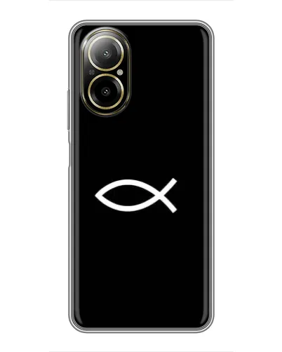 Чехол для Realme C67 с картинкой «Символ рыбы Jesus» Чехол для Realme C67 с картинкой «Символ рыбы Jesus»