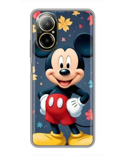 Чехол для Realme C67 с картинкой «Осенний Mickey Mouse»