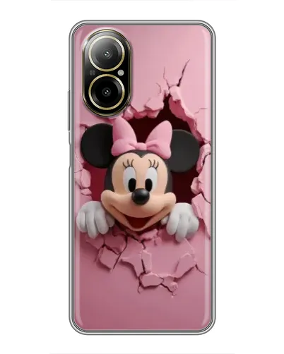 Чехол для Realme C67 с картинкой «Минни сквозь стену»